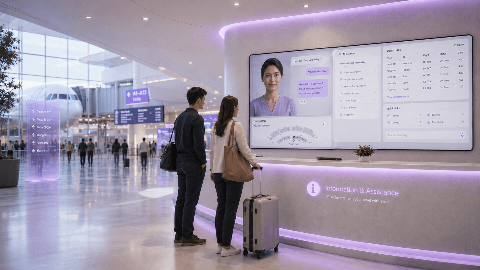 Airports and service hubs — enabled by Bravae